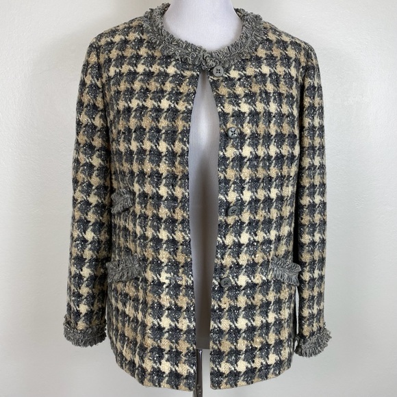Pendleton Vintage 60’s Houndstooth Blazer Jacket - Picture 1 of 13